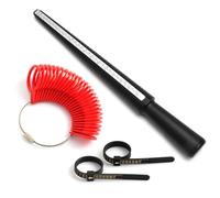 Outil de baguier robuste pour une lecture rapide de la circonférence des doigts, facilitant l'identification correcte de la taille des bagues, calculateur efficace de taille des bagues pour un calcul