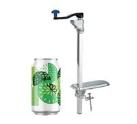 Outil de banc commercial manuel de la boîte à bascule en acier inoxydable avec une lame tranchante pour les grandes canettes argent 59cm/23in