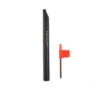 Outil de barre d'alésage interne S16Q-SDUCR11 avec diamètre de tige de 16 mm et longueur de 180 mm, coupe à droite, angle de coupe à 93°, pour inserts en carbure DCMT11T3 et DCGT11T3, construction en