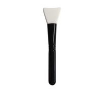 Outil de beauté souple et portable en silicone plat pour masque de boue, pinceau applicateur de maquillage - Blanc