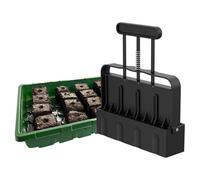 Outil de Blocage du Sol - Minnii Block Maker, Outils de de Jardin | Outils de Jardinage bloqueurs de Terre, Outils de Plantation pour Commencer la Germination des semences, Jardin extérieur