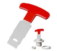 Outil de bouchon de piscine - Extracteur de buses de skimmer ergonomique, poignée | Accessoire d'entretien de piscine haute résistance, efficacité ergonomique, pour nettoyage et r