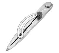 Outil de boussole en cuir, diviseur d'aile de 150 mm, compas d'espacement rotatif, zone de bord, mesure de haute précision, artisanat de notation pour l'artisanat du cuir,