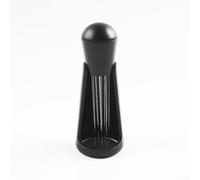 Outil de brassage expresso pour café avec distributeur d'aiguilles et poignée en bois pour remuer efficacement le café et extraire uniformément dans différents paramètres de brassage (avec base