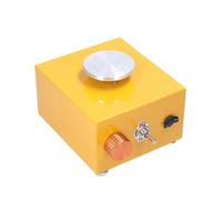 Outil de bricolage en argile, machine céramique avec plateau for le travail la, mini tour potier, tournant, poterie électrique portable pour le bricolage