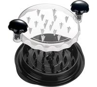 Outil de broyage de poulet de 30,5 cm amélioré avec 4 roulements à billes, poignée ergonomique, base super antidérapante, passe au lave-vaisselle, chaleur mieux que les griffes pour hacher le bœuf, le