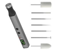 Outil de broyage sans danger avec sécurité contre les débuts involontaires pour des travaux manuels sécurisés sur divers matériaux, y compris le bois tendre et le verre Kit de gravure professionnel