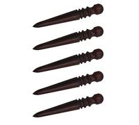 Outil de brunissoir multifonction pour bords de cuir pour travaux manuels avec prise en main ergonomique et brunissoir à bord en bois au design compact