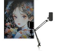 Outil de bureau à faire soi-même avec projecteur de dessin, importation d'album photo mobile, mise au point manuelle et réglage vertical de l'écran pour artistes