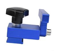 Outil de butée de clôture à onglet pour le travail du bois, compatible avec les rails en T standard, fabriqué à partir d'alliage d'aluminium résistant à la rouille, fournit une limitation précise de