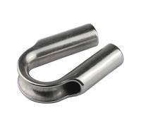 Outil de câble en acier | de boucle de corde durable | Tube de haute résistance avec finition lisse et bords renforcés | Parfait pour les terminaux de câble métallique, montage en D