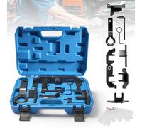 Outil de Calage et de Blocage d'Arbre à Cames Moteur, Kit de Calage de Distribution Compatible avec Citroen Peugeot Opel 1.0 1.2 VTi PureTech EB0 EB2 3 Cylindres Essence, Incl. Outil Vilebrequin