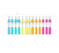 Outil de calcul mathématique pour les enfants, Boulier chinois japonais à 13 colonnes, outil de calcul mathématique, outils éducatifs, boulier avec bouton de réinitialisation, compteurs