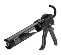 Outil de calfeutrage, colle en alliage d'aluminium rouge vif de 22,9 cm 11 directions avec coupe automatique pour joint de périmètre de cadre de fenêtre en verre (C)