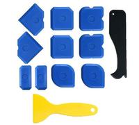 Outil De Calfeutrage Professionnel Pour L'élimination Des Coulis 12 Pièces Avec Poignées Ergonomiques Et Grattoirs D'angle Pour Les Rénovations Domiciliaires Kit D'outils De Lissage Et De Finition