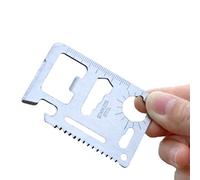 Outil de Carte de Crédit de Survie de Portefeuille D'acier Inoxydable de Carte de Multitool 69x45x2mm pour L'ouvre-bouteille
