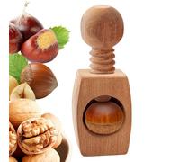 Outil de casse-noix, pince en bois de noyer en forme de champignon, ouvre-décortiqueur portable pour noisettes, pacanes, châtaignes, cuisine, collations, voyages, pique-niques, pâtisserie, camping