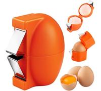 Outil de casse-œuf | Outil séparateur de coquilles | Outil de séparation d'œufs portatif | Parfait pour la cuisson, les œufs brouillés et les omelettes - Pas de désordre, pas de morceaux de coquille