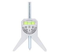 Outil de centrage de marqueur de tuyau, en acier inoxydable Outil de centrage de tête de type Y standard de 4 pouces avec clé hexagonale et rapporteur à bulle à cadran ajustable