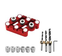 Outil de centrage en aluminium pour travaux de perçage du bois, bagues de perçage, localisateur de poinçons auto-centré