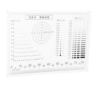 Outil de Centrage Notation des Cartes Transparent, Règle de Mesure