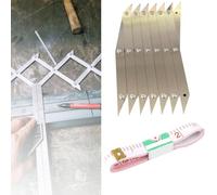 Outil de centrage pour mesures précises, diviseur d'espace égal pour Le Travail du Bois et Le soudage, Outil de marquage Picket Master Pro