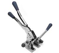 Outil de Cerclage 3 en 1 Cercleuse Manuelle Fixation/Encliquetage/Coupe Tendeur Scellant Cutter Machine Cerclage pour Sangle PP 1/2~5/8in