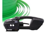 Outil de cerclage électrique, Machine à cercler à Batterie (modèle V3) pour feuillards PP/Pet de 1/2" à 3/4", feuillard thermofusible Automatique Robuste, adapté aux feuillards PP/