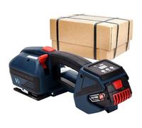 Outil de cerclage électrique pour 11-16 Mm de largeur 0,4-1,2 Mm d’épaisseur bande PP/PET, Machine de cerclage électrique portative avec Tension réglable 900-3200N