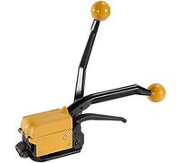 Outil de cerclage manuel en acier sans joint avec ressort de rappel pour bandes d'emballage durables