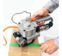 Outil de cerclage pneumatique pour sangles PP/PET, presse à main pour sangles de 1/2-3/4", machine à sangle d'emballage