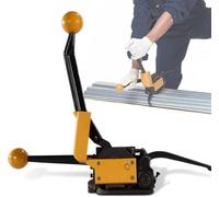 Outil de cerclage PP, Presse à balles en Acier Inoxydable, cartons, Largeur de feuillard 13-19 mm, Tension 700-850 N