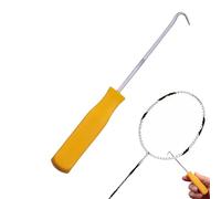 Outil de chaîne de badminton, corde awl pour le tennis,Racquet réparation fil crochet - String Assistance Puller Racquet Hook, Hand Tools Racket Puller, Straight Awl pour le tennis, le