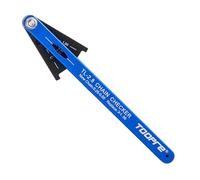 Outil de chaîne de cycle, règle de mesure de la chaîne de cycle - Vérification de l'outil de cycle d'angle de la chaîne,Supplies de maintenance à cyclisme haute résistance, affichage transparent pour