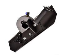 Outil de chanfreinage de carrelage à 45 degrés pour meuleuse d'angle - Dispositif de biseautage en métal avec profondeur de coupe réglable, patins antidérapants et interface à double usage pour pierre