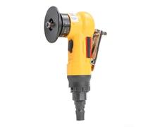 Outil de chanfreinage pneumatique 35 000 tr/min, corps en aluminium léger avec 6 lames de type C et 6 lames de type R pour métal, bois, acrylique, ébavurage et usinage de précision, verrouillage de