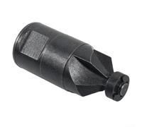 Outil de chanfreinage pour meuleuse d'angle avec plaque de guidage circulaire, positionnement précis pour chanfreiner de précision dans les tâches de travail des métaux et du bois (fraise à