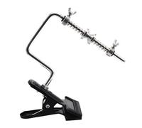 Outil de Chargement de Bobine de Filament de pêche à la Ligne - Corps en métal télescopique avec Support de poignée sécurisé Rotation Stable, Configuration compacte permettant Un transfart eficace de