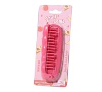 Outil de cheveux compact | Peigne de massage ABS pour un coiffage rapide, essentiels de voyage pour soulager le cuir chevelu sensible, pliable pour un usage quotidien