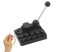 Outil De Cintrage Bague - ABS 14,8x12x2cm | Machine Plier Anneaux Boucles D'Oreilles | Moule Réglable Bijoux Gabarit Enroulement Fil Métallurgie Perlage Artisanat Bracelet Loisir Créatif Pro