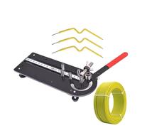 Outil de cintrage de fil portable, cintreuse ergonomique en acier au carbone, installation électrique, artisanat, garage, fabrication de métal, utilisation de bricolage