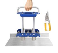 Outil de cintrage en métal avec cintreuse en forme de V et rouleau de perles de bord pour toiture et installation de panneaux de pluie