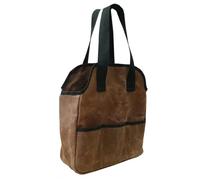 Outil de cirage de 16 oz - 30,7 x 12,7 x 35,6 cm | Sac portable avec plusieurs poches | Organisateur d'outils de bricolage pour le jardin | Rangement pour C