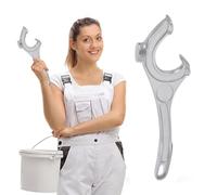 Outil De Clé De Dispositif De Couvercle Robuste - Ouvre-couvercle de godet en aluminium | Outil D'ouverture Du Seau Durable À Usage Industriel | Poignée En Aluminium Ergonomique | Coudure à usages mu