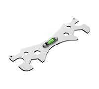 Outil de clé multifonctionnel: clé en acier inoxydable, clé de réparation de salle de bain | Clés de nivellement à angle incurvé, pinces hydrauliques faciles à utiliser, clé combinée multiple pour