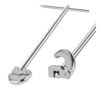 Outil de cléde lavabo - cléà molette 30 x 11 x 11 cm, outil de plomberie en acier au carbone, clémultifonctionnelle sous évier avec poignée antidérapante | Démontage pour Cuisine, Salle de Bain, Ba