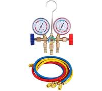 Outil de climatisation avec tuyau et crochet pour R410A R404A R22 et R134A kit de manomètre pour collecteur de réfrigérant iVwq8a