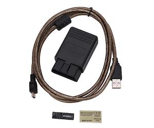 Outil de Codage de Diagnostic, V17.04.27 MicroPOD 2 OBD2 Outil de Diagnostic de Voiture Programmateur en Ligne Scanner Remplacement de la Connexion PC pour Les Véhicules