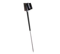Outil de coiffure pour brosse à cheveux, Black | Brosse à cheveux double face, brosse à cheveux avec extrémité pointue multi-usage, alternatives peigne de bord