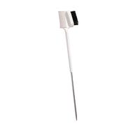 Outil de coiffure pour brosse à cheveux, White | Brosse à cheveux double face, brosse à cheveux avec extrémité pointue multi-usage, alternatives peigne de bord